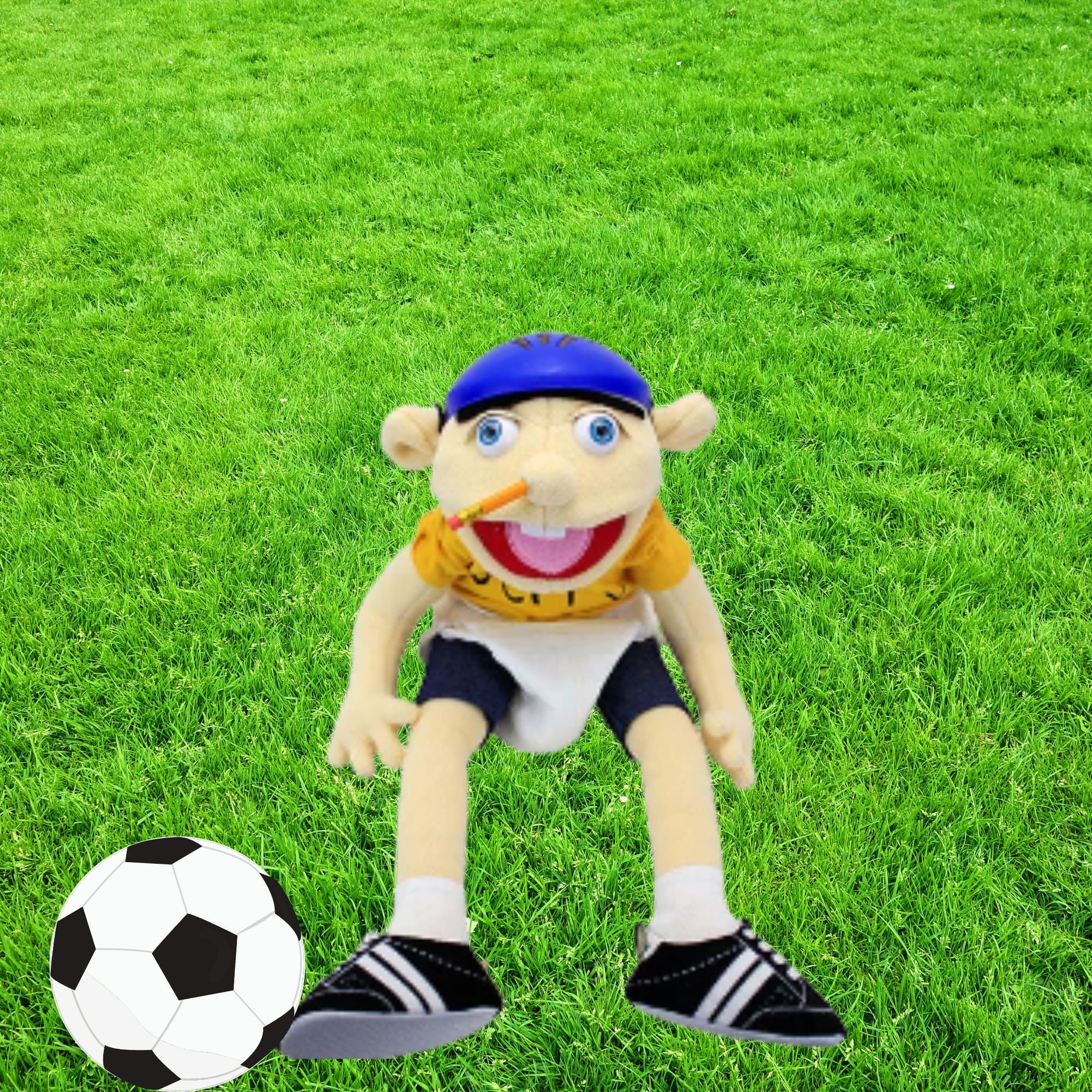 Jeffy Hand Puppet Cartoon Plush Toy Stuffed Doll Soft Figurine Etsy UK