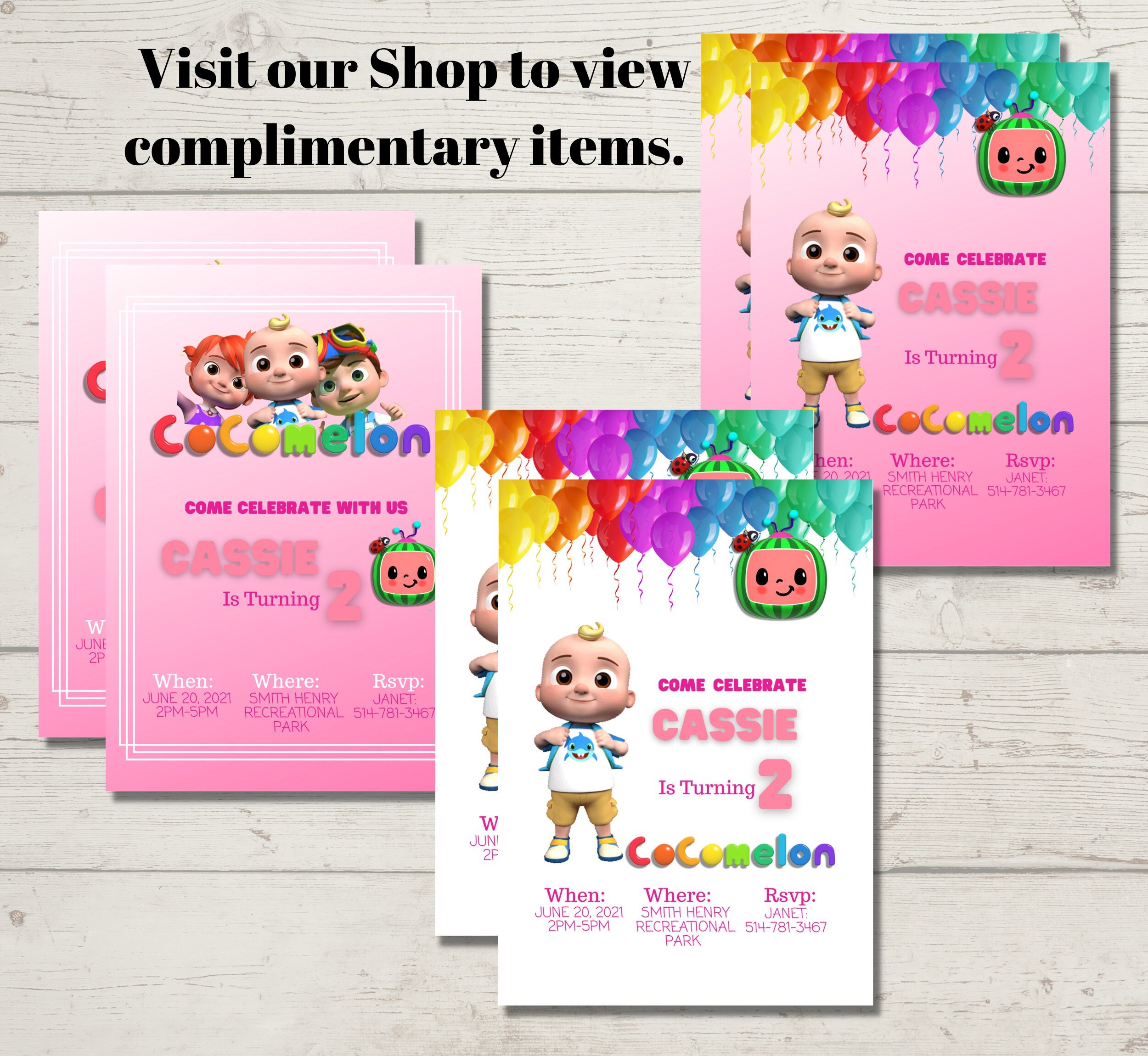 Digital birthday invitation Personalized girl Etsy