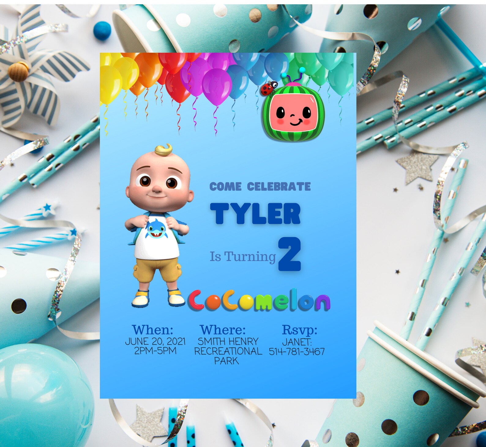 Birthday Invitation Digital Custom Party Invite Etsy