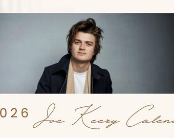 2026 Joe Keery/ Djo Digital Calendar (PDF)