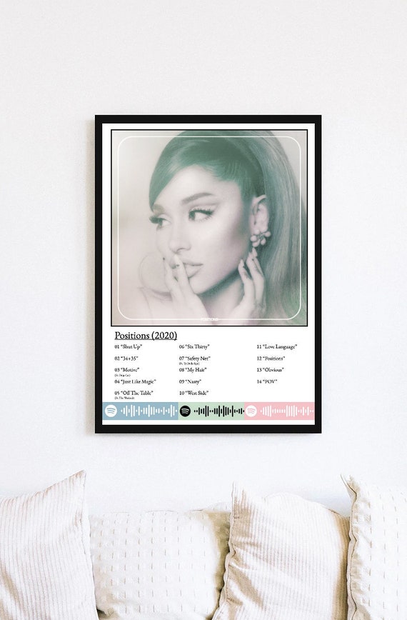 Ariana Grande Album Poster DIGITAL Wall Decor Digital | Etsy