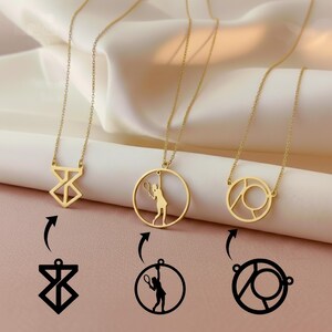 Custom Shape Jewelry from Photo, Personalized Pet Portrait Jewelry, Custom Anime Character Necklace, Custom Logo Pendant, Anime Necklace image 8