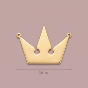 Minimalist Crown Necklace - Delicate Crown Jewelry - Queen or King Charm Necklace - Jewelry for Hearts and Crown Fans - Gift for Her image 5