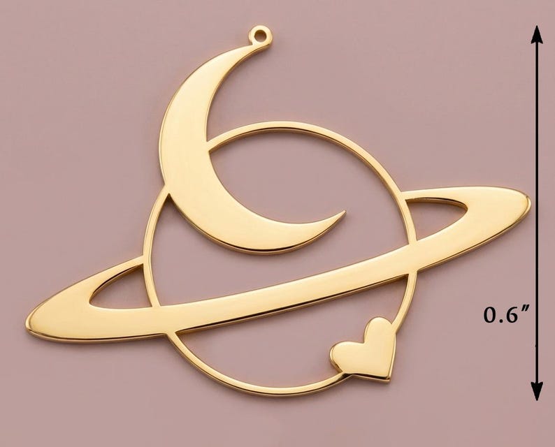 Universum-Halskette mit Herz, „Ich liebe dich bis zum Mond“, Galaxie-Anhänger, romantisches Geschenk für die Freundin, zarter Himmelsschmuck, Jahrestagsgeschenk Bild 4