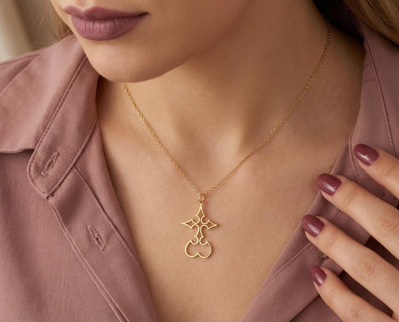Collar de Kingdom Hearts Nobody, símbolo de la Organización XIII, colgante de Roxas, joyería de jugador, amuleto de videojuego de plata, accesorio de cosplay imagen 2