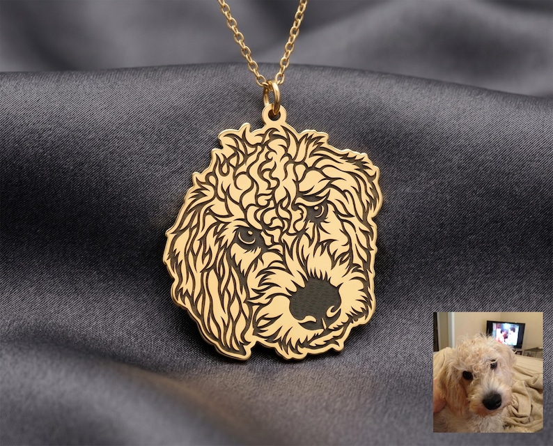 Custom Shape Jewelry from Photo, Personalized Pet Portrait Jewelry, Custom Anime Character Necklace, Custom Logo Pendant, Anime Necklace image 5