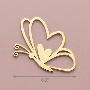 Heart Wing Butterfly Necklace, Romantic Gift for Girlfriend, Love Symbol Jewelry, Valentine's Day Gift, Cute Heart Pendant, Anniversary Gift image 4