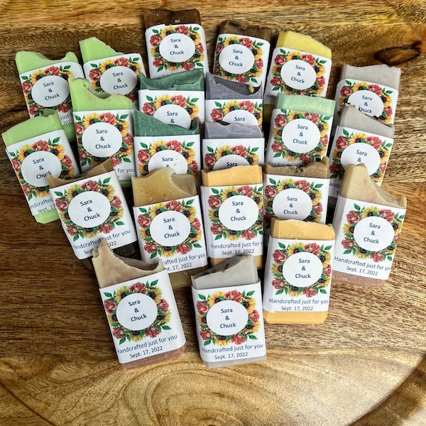 Artisan Mini Guest Soap Bars & Favors