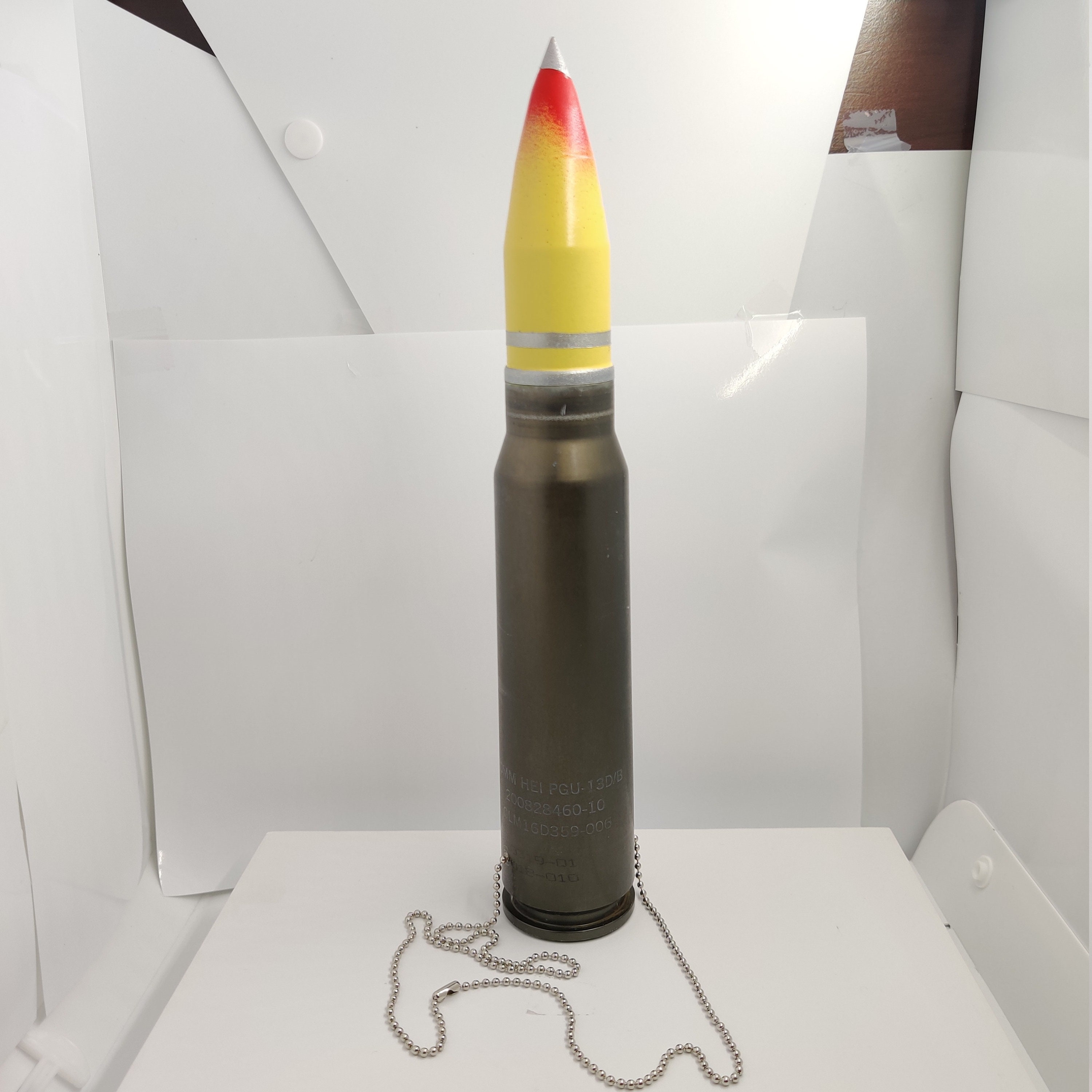 A10 30mm Dummy Round Necklace PGU13 HEI Painted W/plastic Etsy UK