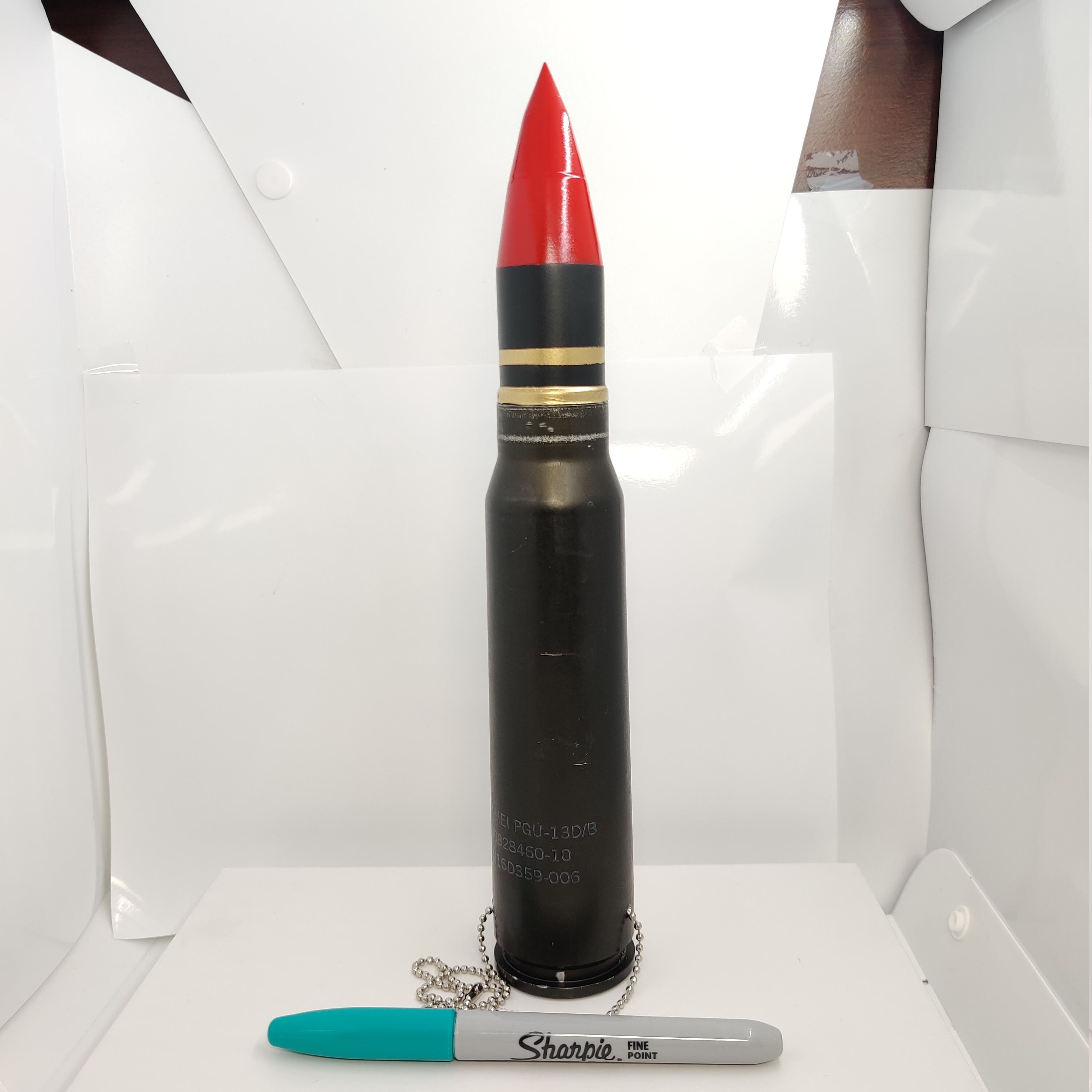 A10 30mm Dummy Round Necklace PGU13 AP Painted W/plastic Tip Etsy