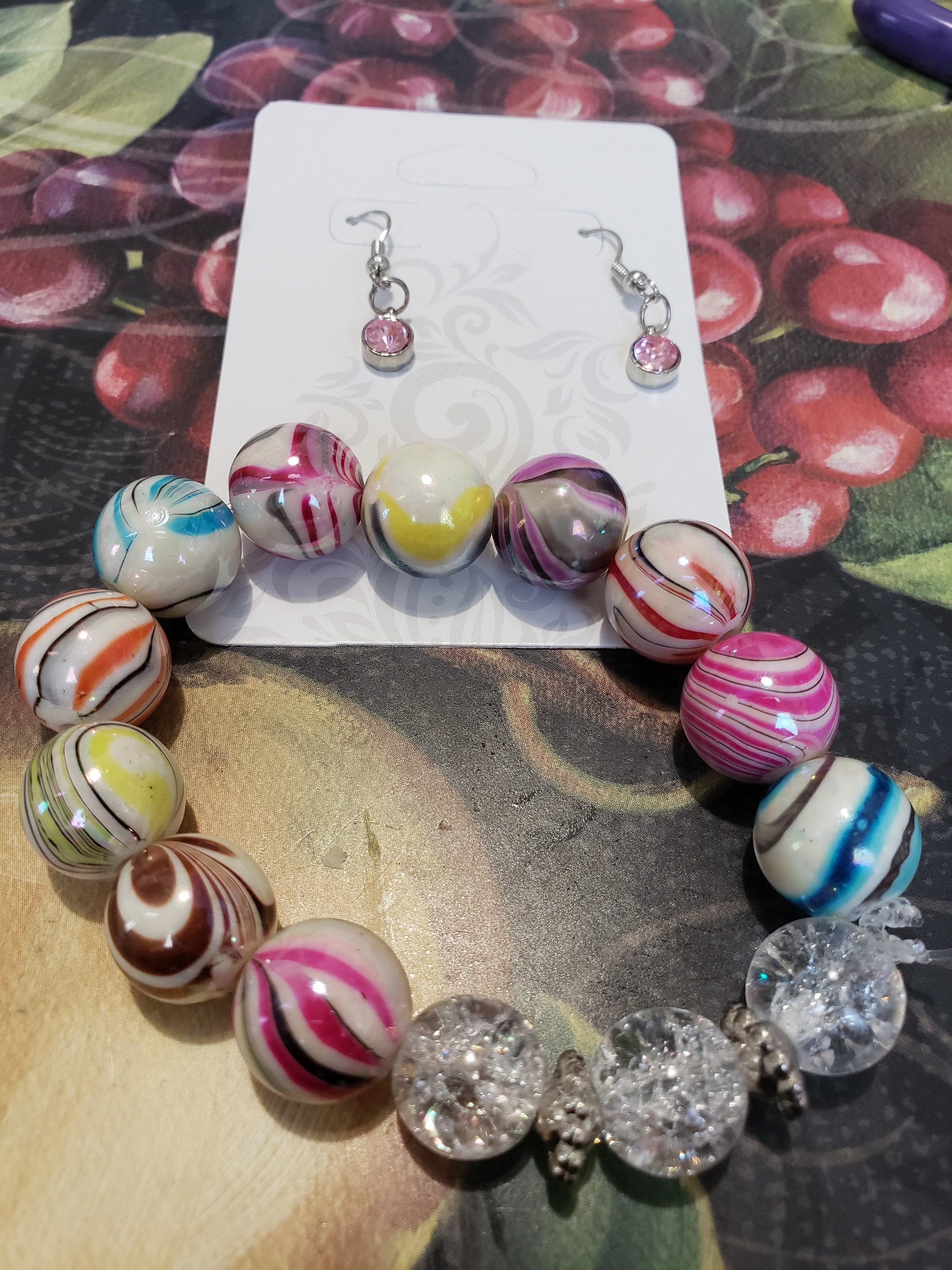 Bracelet Earring & Necklace Set Etsy