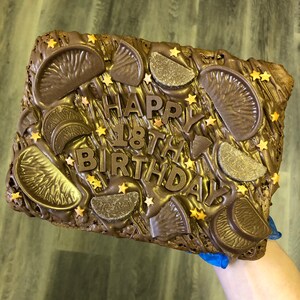 Personalised brownie slab / giant brownie