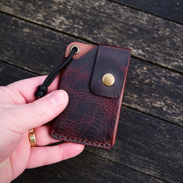 Rustic Heirloom Hitchhiker Wallet Etsy