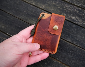 The Ranger - Wallet (Badalassi Carlo Wax - Olmo) - Cards, Bills - Handcrafted in the UK