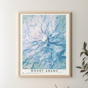 Mount Adams - Topographische Karte