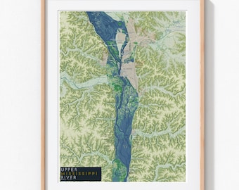 Upper Mississippi River Map