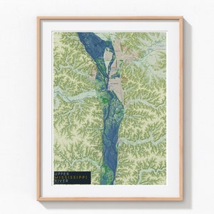 Upper Mississippi River Map