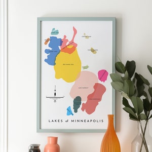 Minneapolis Lakes Map