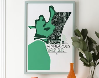 East Isles Minneapolis Neighborhood Map