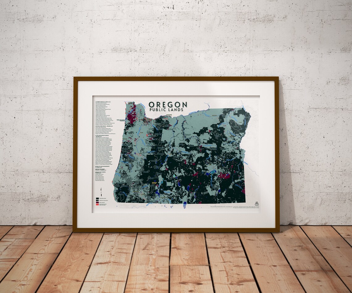 Oregon Public Lands Map Oregon - Il 1140xN.2932905134 G2fq 