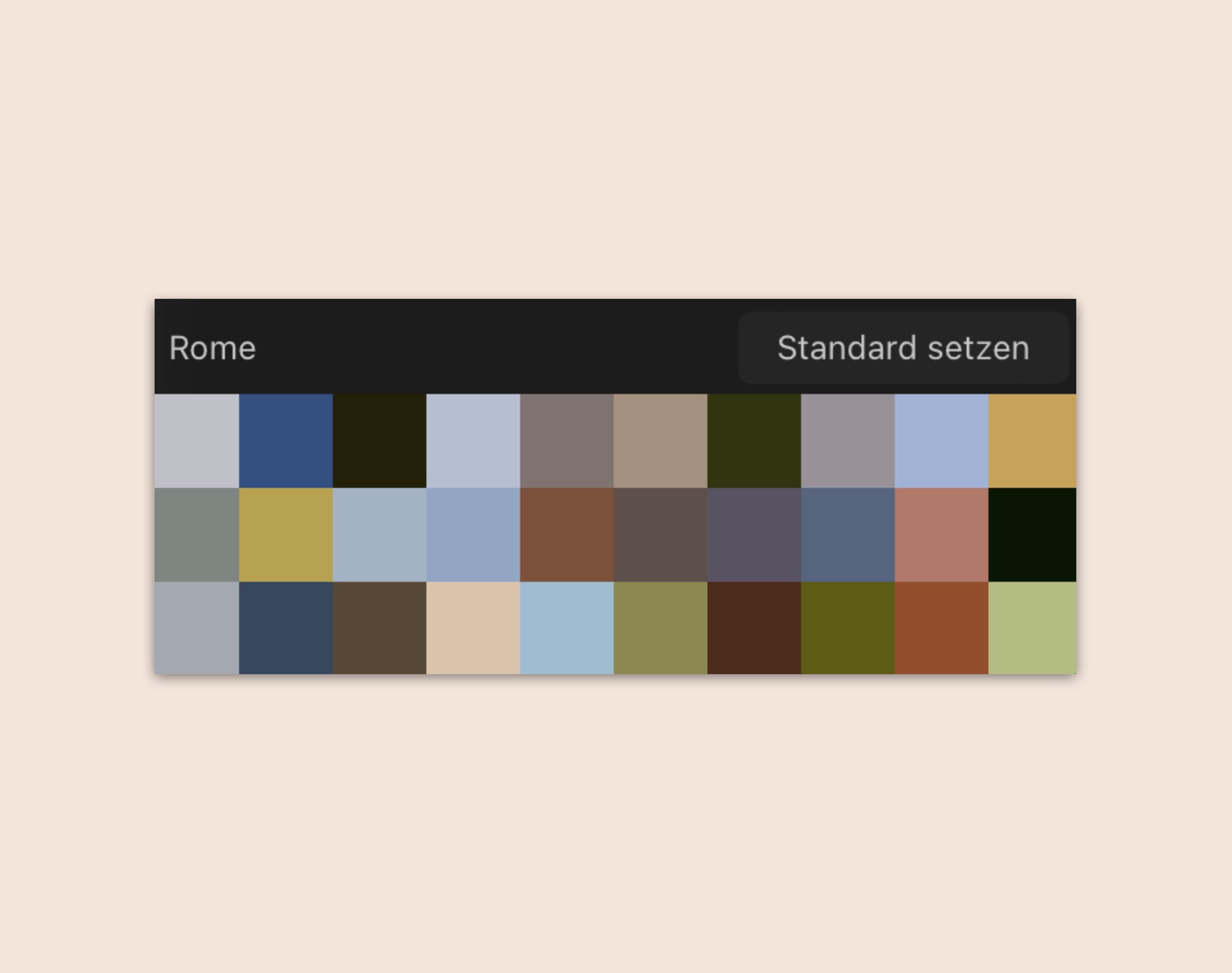 What Colour Is Rome PROCREATE Color Palette - ROME - 30 Colors - Warm Colors - Swatches ...
