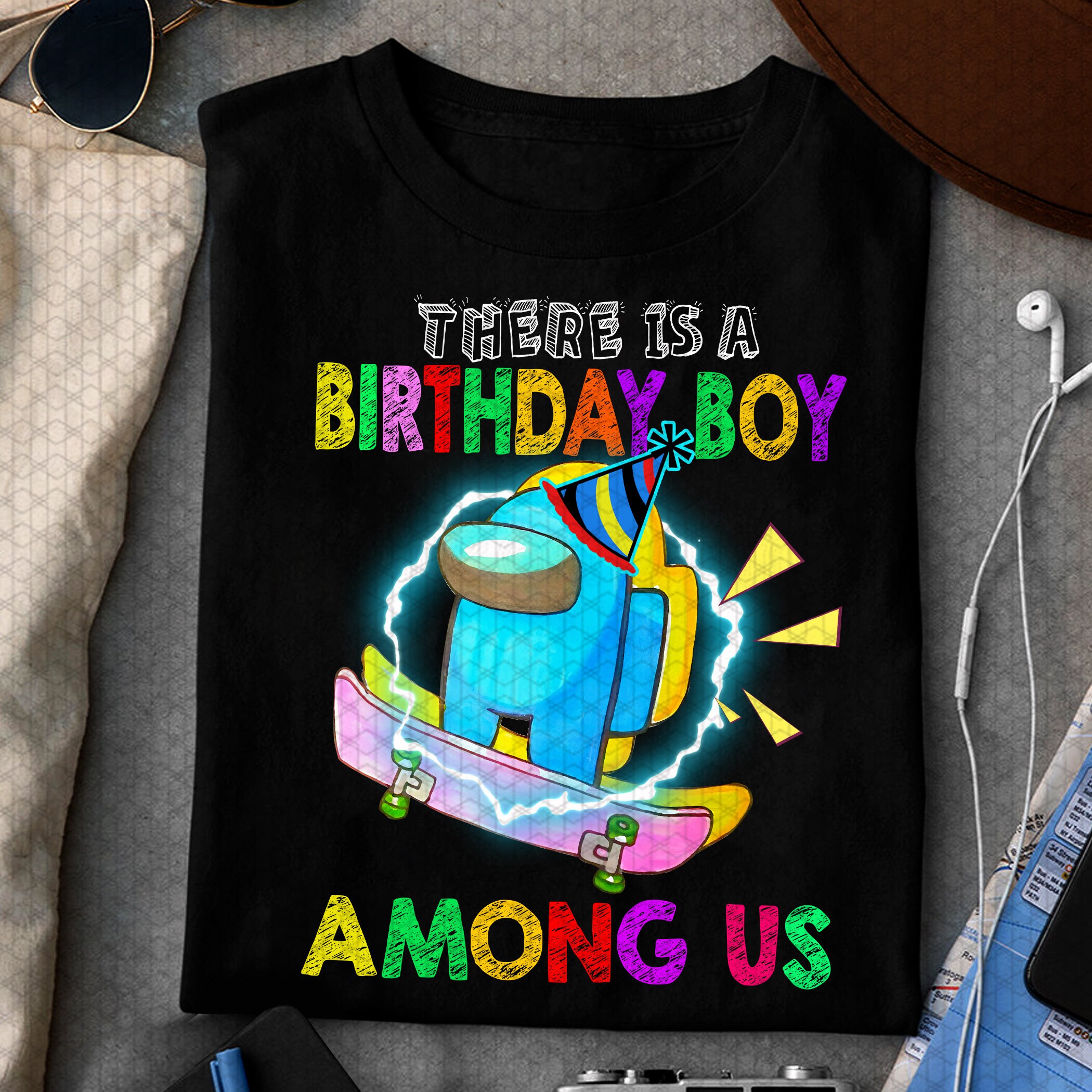 There is a birthday boy among us custom birthday among us etsy