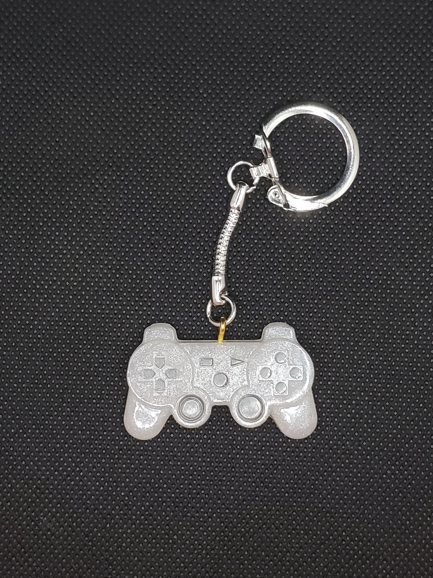 Playstation Controller White Keychain Etsy