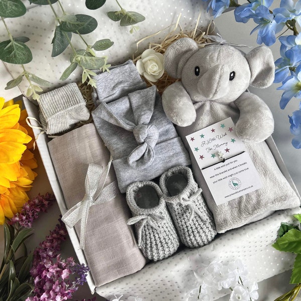 Personalised Baby Hamper, Baby Shower Hamper, Baby Shower Gift, New Baby Gift, Baby Boy Hamper,Baby Girl Gift,New Mum Hamper, Baby Comforter
