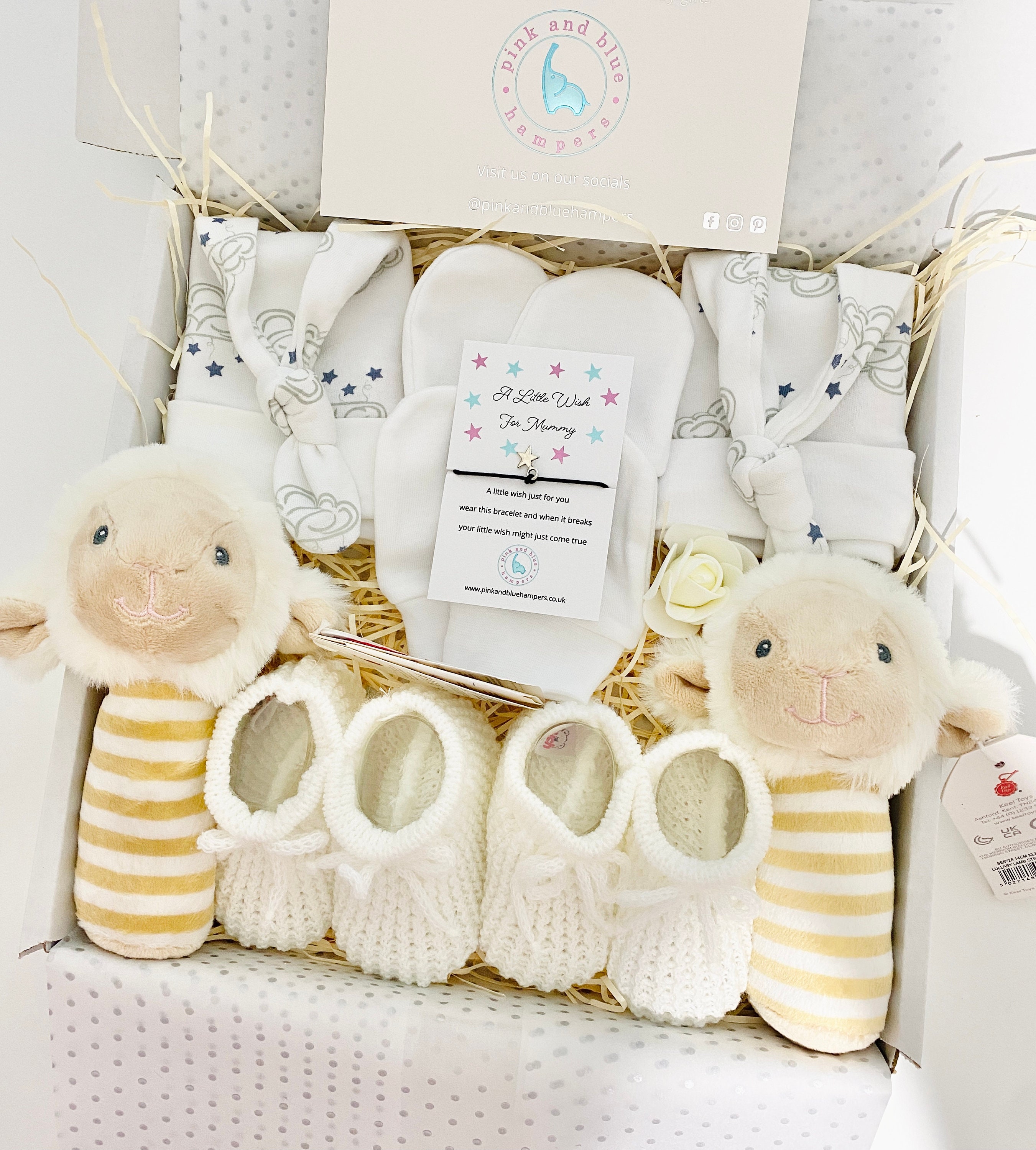 Adorable Twin Unisex Baby Gift Set Twin Gift Set Twin Baby Etsy UK