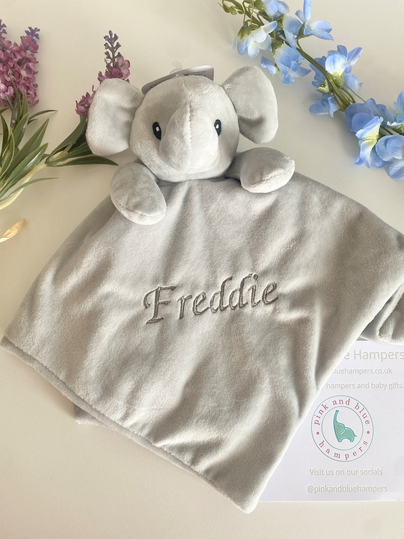 Personalised Baby Comforter, Baby Gift, New Baby Gift, Baby Shower Gift, Baby Boy Gift, Baby Girl Gift, Embroidered Baby Gift, Personalised image 9