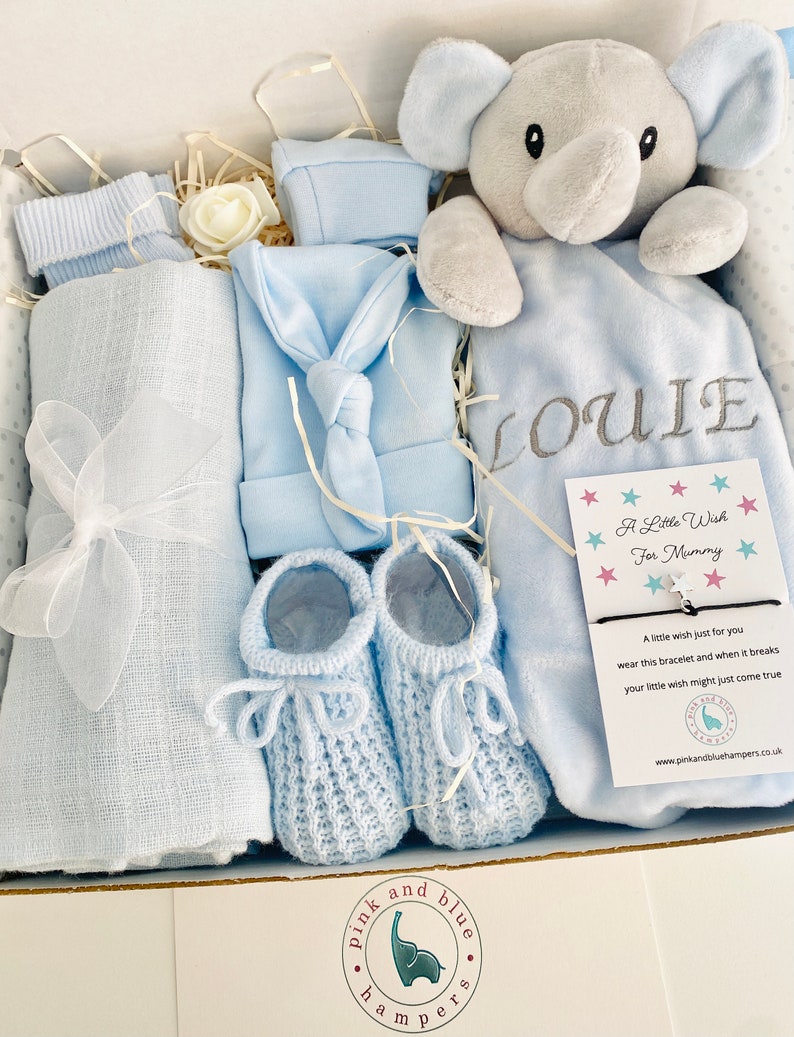 Personalised Baby Boy Gift Set New Baby Gift Baby Shower Etsy UK