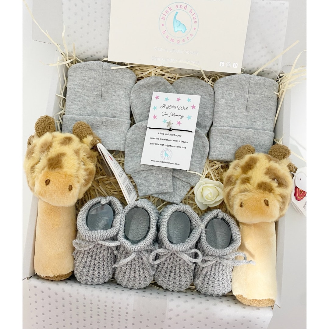 Sweet Twin Unisex Baby Gift Set, Twin Gift Set, Twin Baby Shower Gift