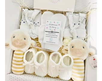 Adorable Twin Unisex Baby Gift Set, Twin Gift Set, Twin Baby Shower Gift, Twin Boy, Twin Girl Baby Hamper, Twin Hamper, Twin Gift
