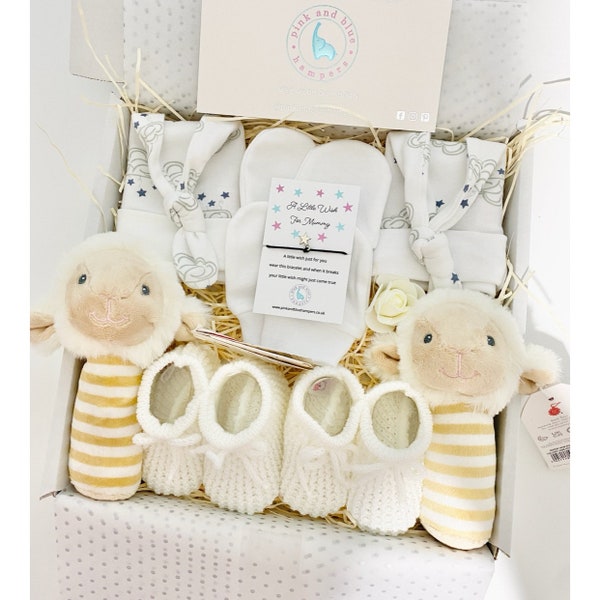 Adorable Twin Unisex Baby Gift Set, Twin Gift Set, Twin Baby Shower Gift, Twin Boy, Twin Girl Baby Hamper, Twin Hamper, Twin Gift