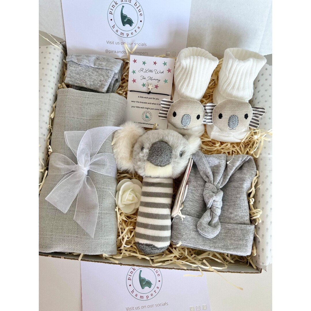 Cute Koala Themed Baby Hamper Koala Themed Baby Gift Baby Etsy UK