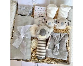 Cute Koala Themed Baby Hamper, Koala Themed Baby Gift, Baby Girl Gift, Baby Boy Gift, Baby Hamper, Baby Shower Gift, New Mum Gift