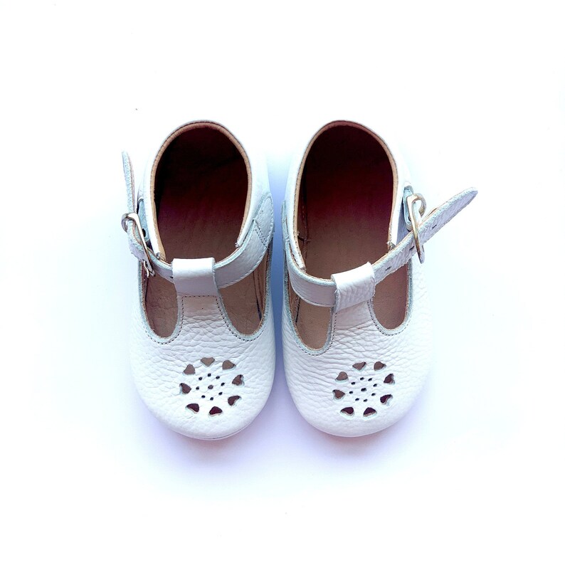 White Mary Jane Baby Shoes Mary Jane Infant Shoes Mary Jane Etsy
