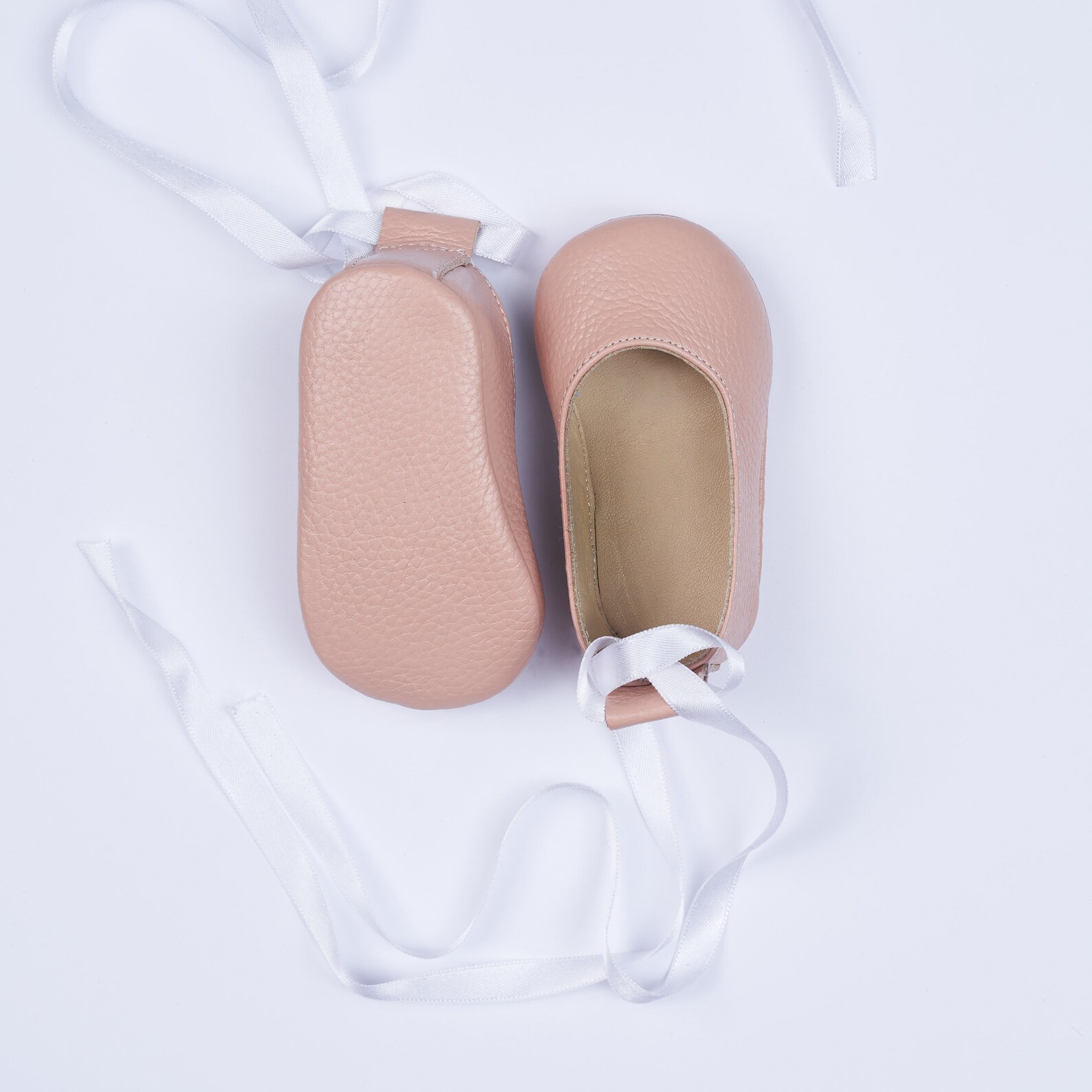 Pink Baby Ballerina Shoes Pink Ballerina Infant Shoes Ballet Etsy