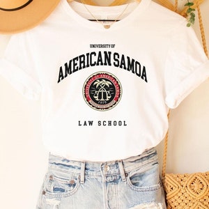 University of American Samoa Law School tshirt, American Samoa Logo T-shirt, Better Call Saul,American Samoa shirt, Saul goodman