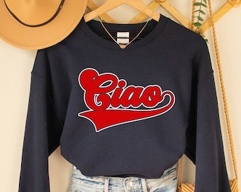 Ciao Shirt, Ciao Tshirt, Ciao Bella, Hello Italy, italian Tee, Italian Hello Shirt, Ciao T-shirt, Travel Shirt For Women, Italian gifts