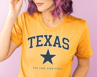 Texas Shirt, Texas Tee, Texas Home Shirt, Texas State Shirt, Texas T-shirt, Gift For Texas Lover, Texas travel gift, Texas