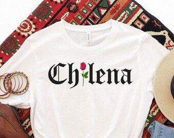 Chilena shirt, Chile state shirt, Latina Af Shirt, Latina Tee, Latina clothing, Mexican shirt, Morena,Chile girl, Chile women gifts,