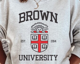 Brown University Crewneck Sweatshirt  Sweatshirts, Brown university,  Sweatshirt aesthetic