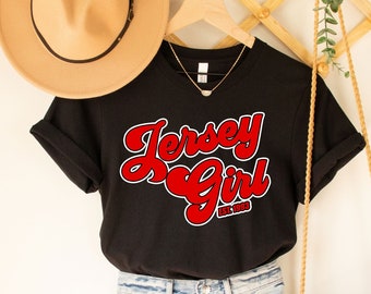 Jersey Girl T-Shirt, Jersey Mädchen, Jersey Mädchen T-Shirt, New Jersey, Heimatstaat, New Jersey Heimatstaat, NJ State Shirt