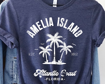 Amelia Island Tee,Amelia Island Florida Tshirt, Amelia Island Gift, Amelia Island Shrimp Fest Florida Vacation Shirt Gift Isle