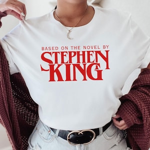 スティーブン・キングTシャツ、スティーブン・キングの小説に基づいたシャツ、スティーブン・キング、レトロな服、Tumblrシャツ、ホラーシャツ