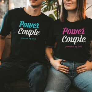 Paare passende Hemden, christliche Paare Shirts, christliche Paar T-Shirts, Paar Matching, passende T-Shirts, Freundin Geschenk, Ehemann Shirt