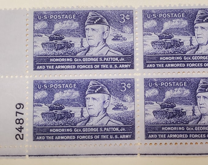 General George S. Patton US Postage Stamp / 1953 / 3c - Etsy