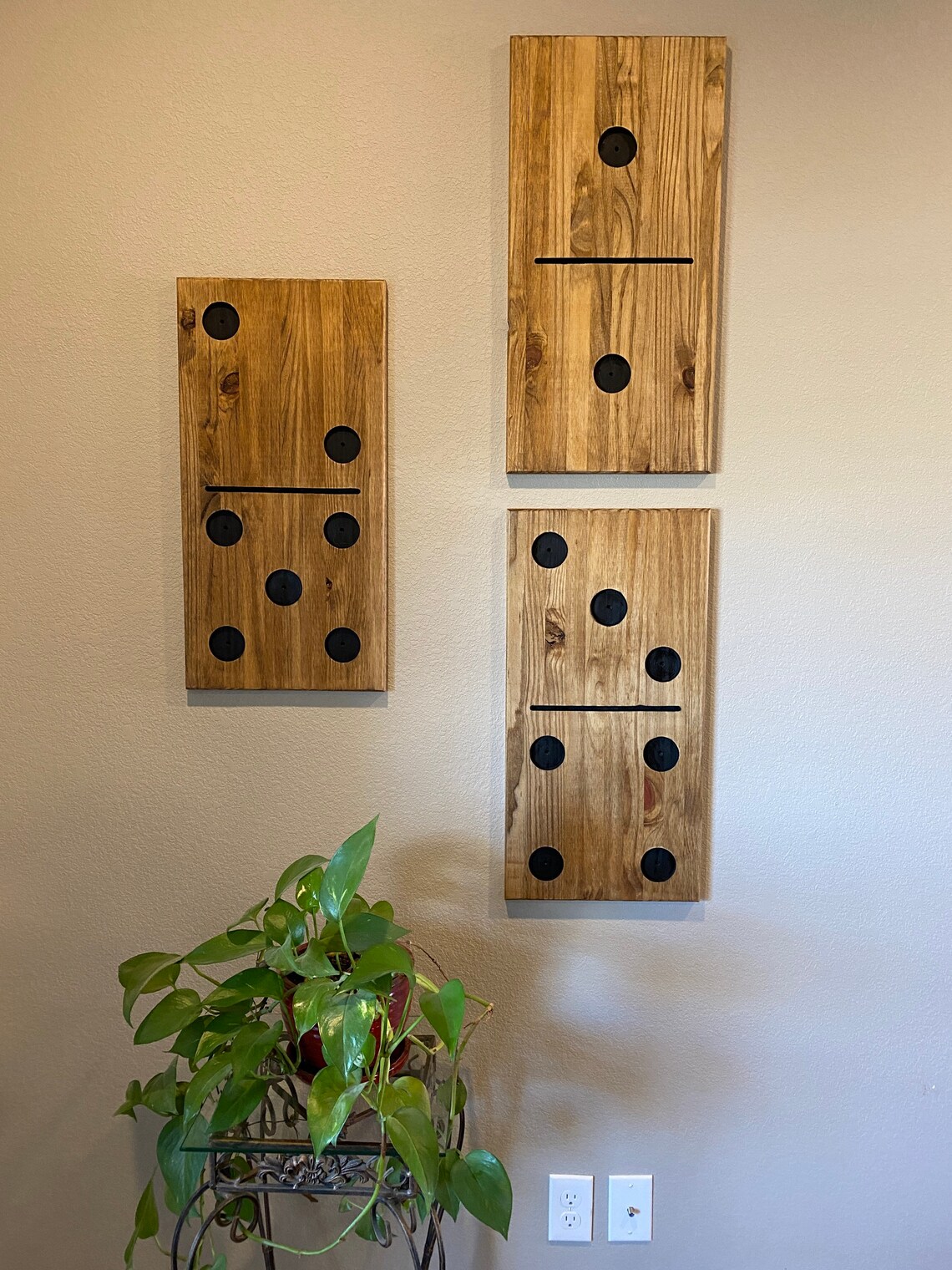 Carved Domino Wall Art Etsy