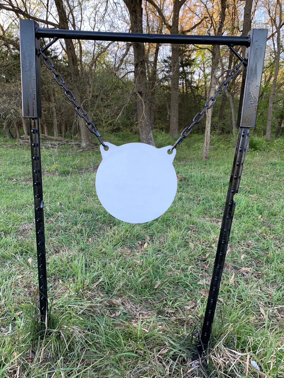8 Inch Round Gong Steel Target - Etsy